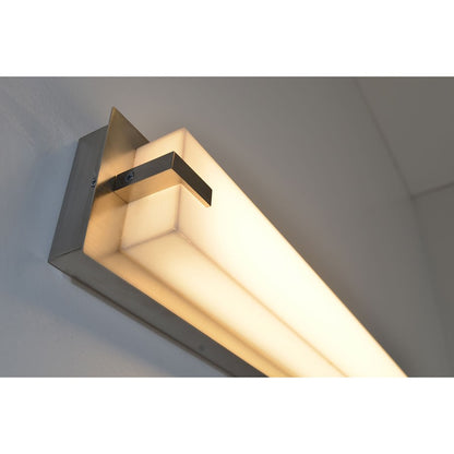 LED Bathroom Vanity Light, Satin Nickel