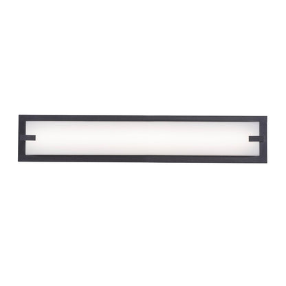 AFX Lighting Sinclair 1 Light 24" LED Vanity Light, Black/White