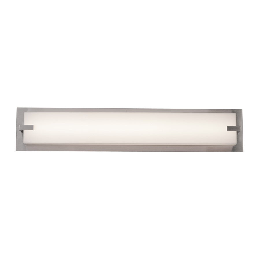 AFX Lighting Sinclair 1Lt 24" LED Vanity Light, Nickel/White