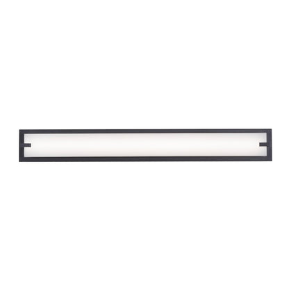 AFX Lighting Sinclair 1 Light 36" LED Vanity Light, Black/White