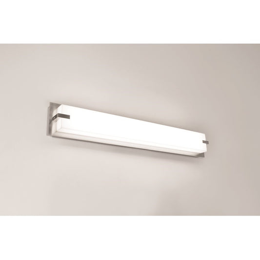 LED Bathroom Vanity Light, Satin Nickel