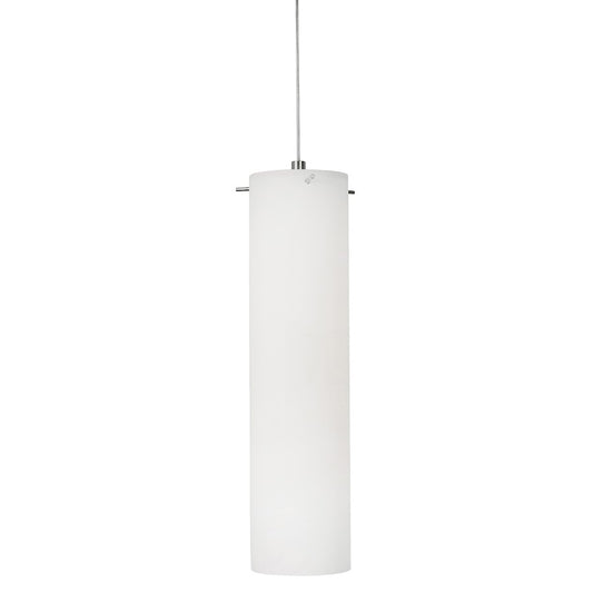 AFX Lighting Soho 1 Light 4" LED Pendant, Satin Nickel/White - SSP04LAJUDSNWH