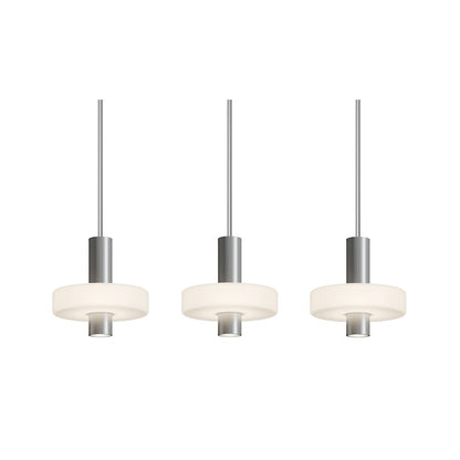 AFX Lighting Sydney 3Lt Linear Pendant, Nickel/White - SYDP10LAJUDSNLNR3