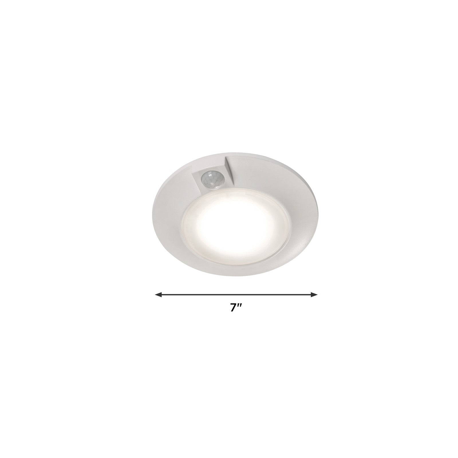 AFX Lighting Tana 7'' 1Lt LED Flush Mount, White/White