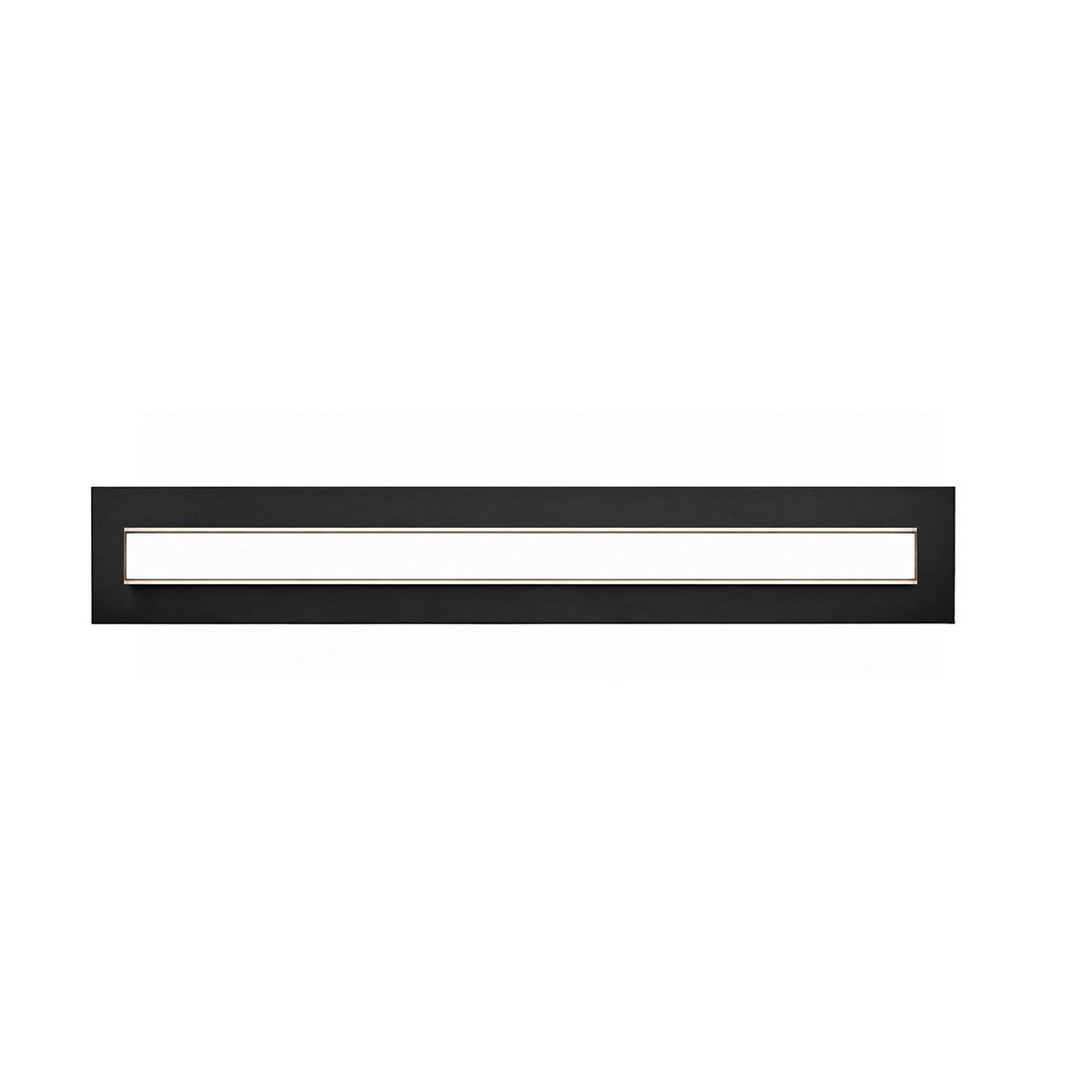 AFX Vogue 39in LED Vanity Light | Modern Black Steel and Clear Glass | Bathroom & Powder Room | 1800 Lumens, 5-CCT Dimmable | Model VOGV3607LAJUDBK