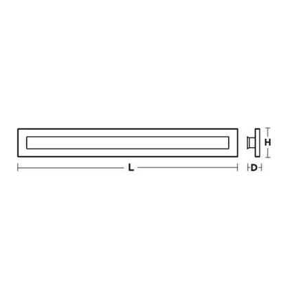 AFX Vogue 39in LED Vanity Light | Modern Black Steel and Clear Glass | Bathroom & Powder Room | 1800 Lumens, 5-CCT Dimmable | Model VOGV3607LAJUDBK