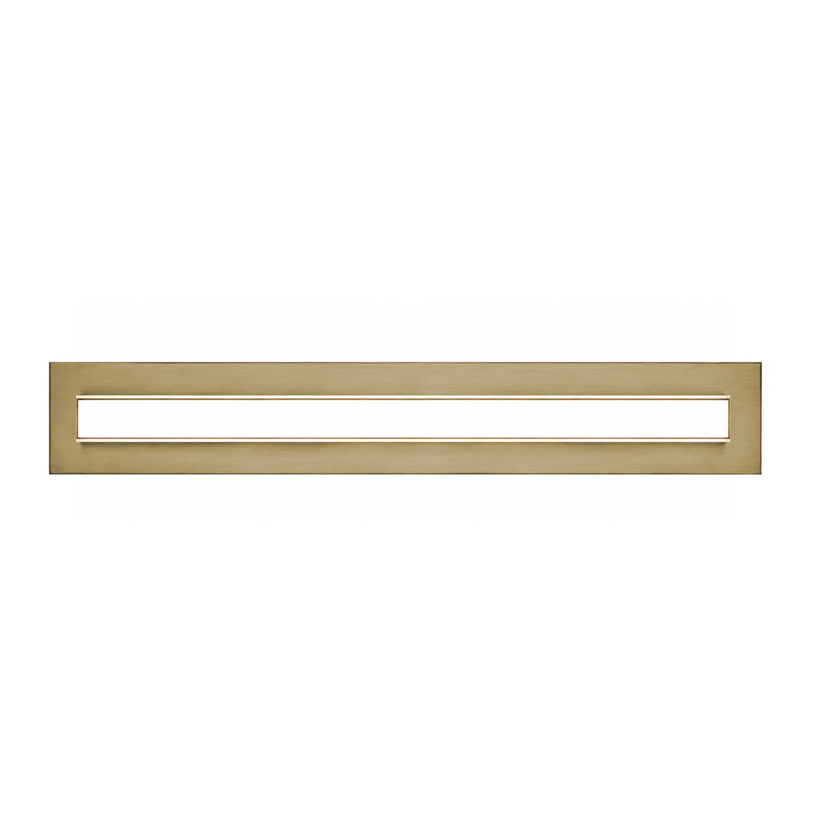 AFX Vogue 39in 1-Light LED Vanity Light | Transitional Light Antique Brass and Clear Glass | Bathroom & Powder Room | Model VOGV3607LAJUDLB