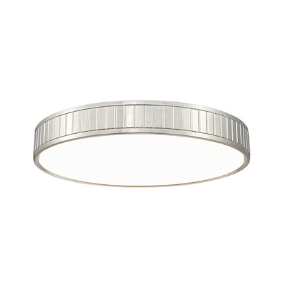 Z-Lite Madison 1 Light 21" Flush Mount, Brushed Nickel/Frosted - 1005F20-BN-LED