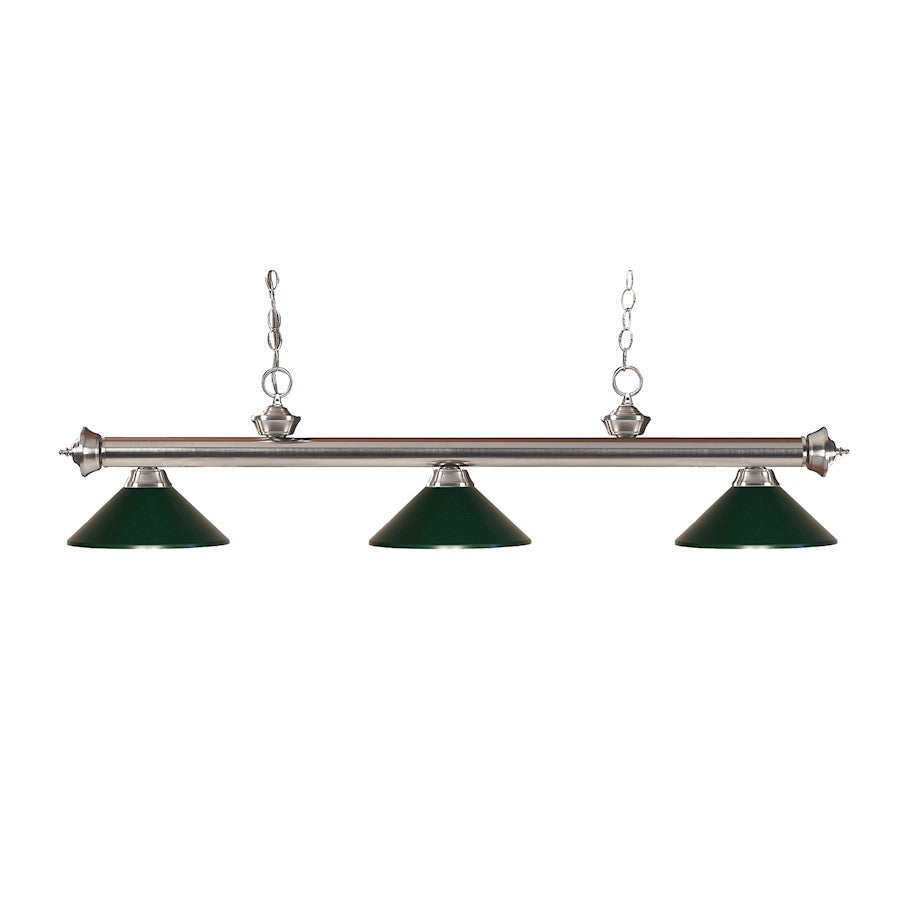 Z-Lite Riviera 3 Light 14" Island/Billiard