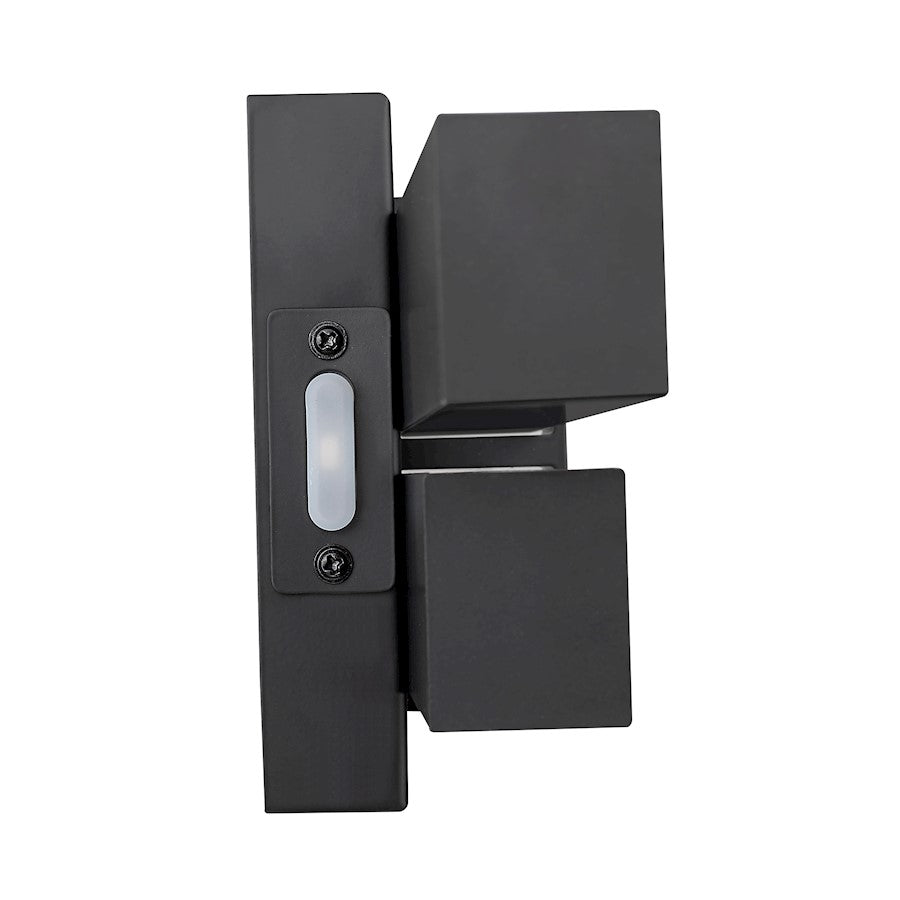 2 Light 32" Bathroom Vanity Light, Matte Black