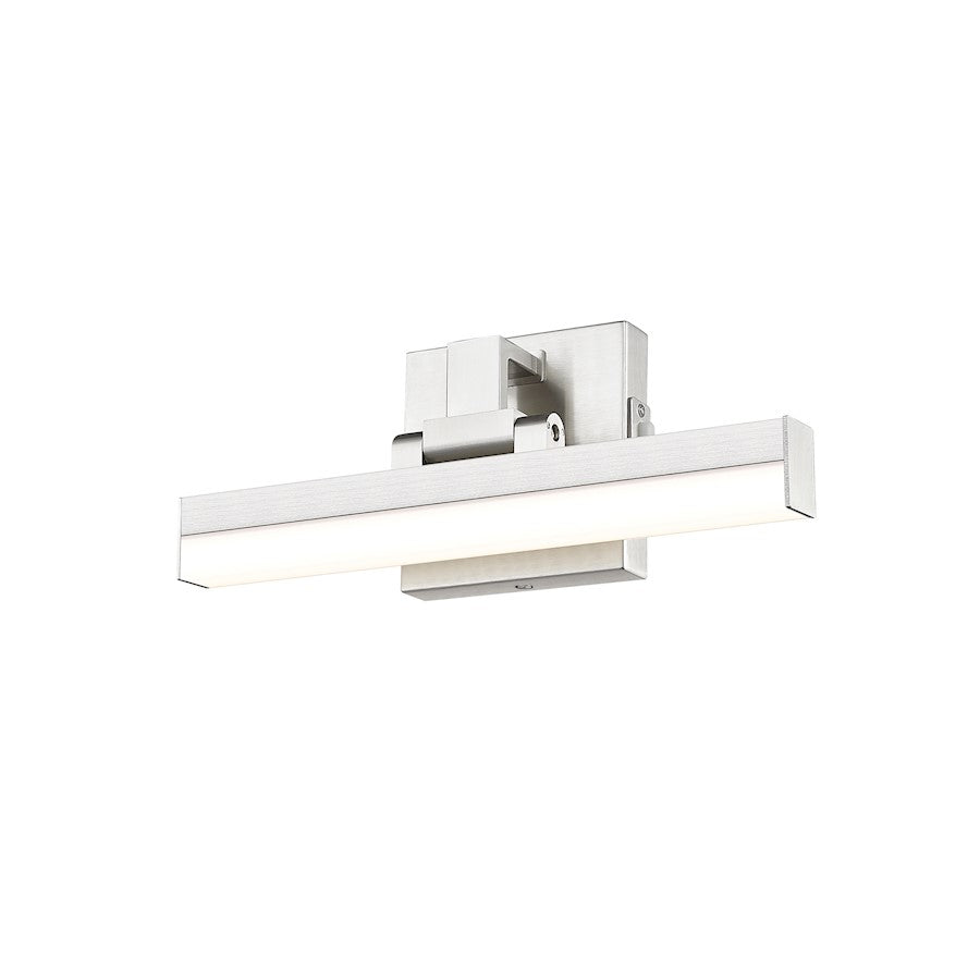 1 Light 13" Bathroom Vanity Light, Brushed Nickel