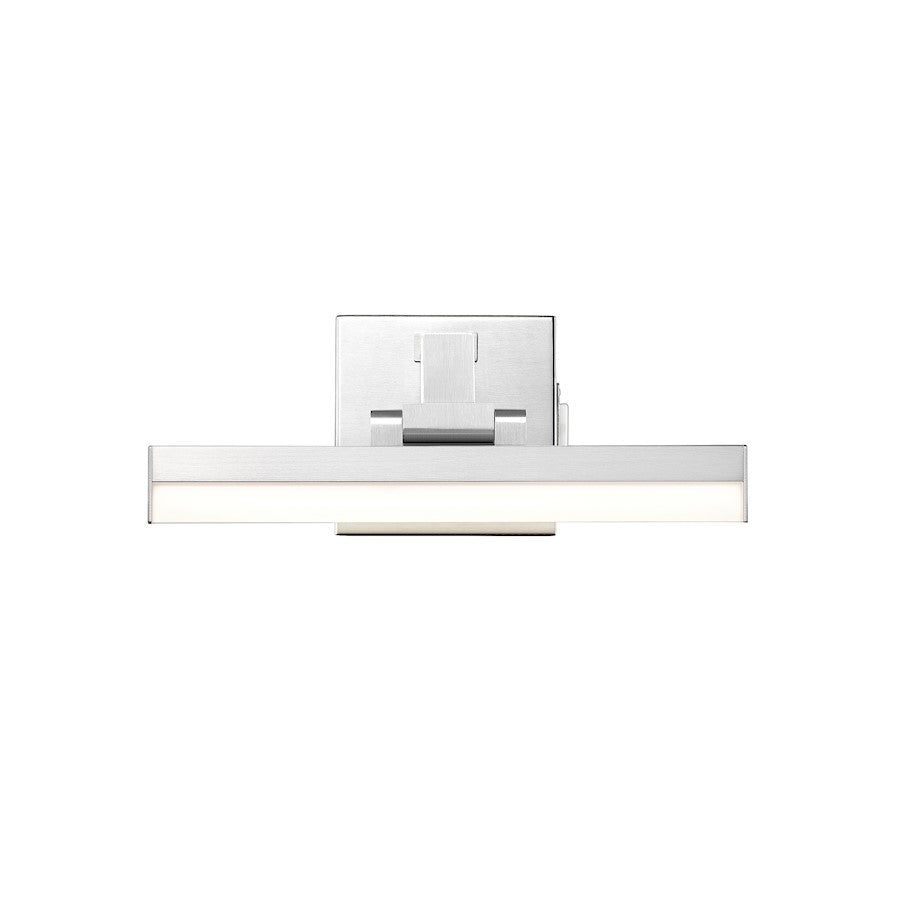 1 Light 13" Bathroom Vanity Light, Brushed Nickel