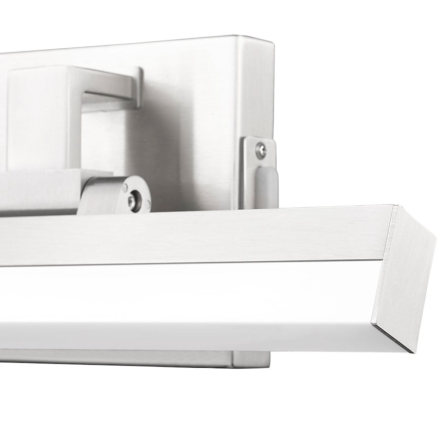 1 Light 13" Bathroom Vanity Light, Brushed Nickel