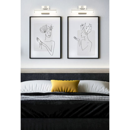 1 Light 13" Bathroom Vanity Light, Brushed Nickel