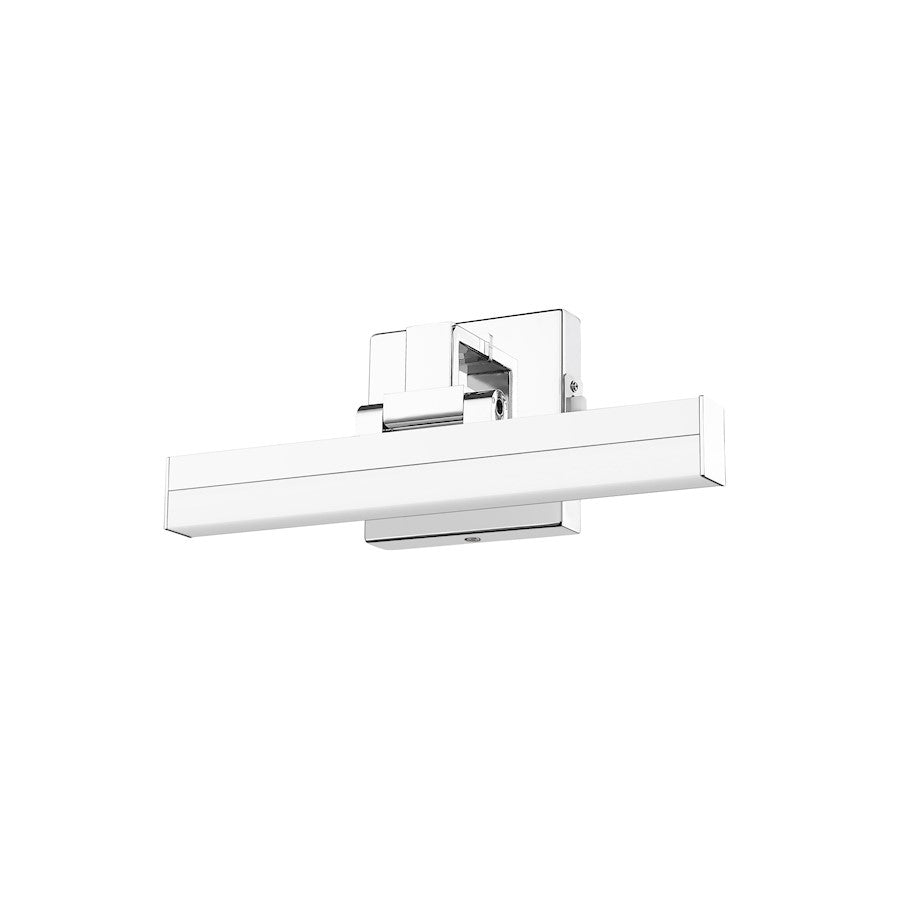 1 Light 13" Bathroom Vanity Light, Chrome