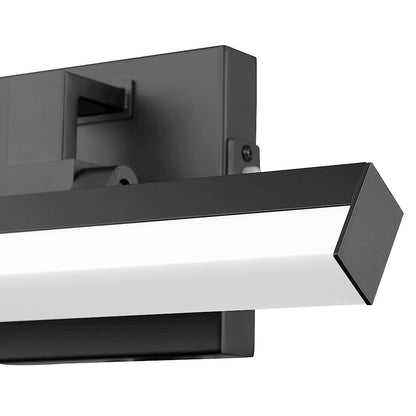 1 Light 13" Bathroom Vanity Light, Matte Black