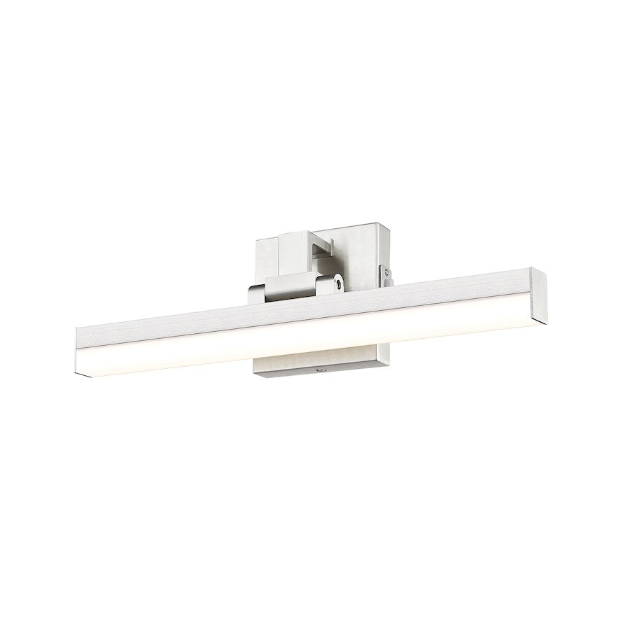 1 Light 18" Bathroom Vanity Light, Brushed Nickel