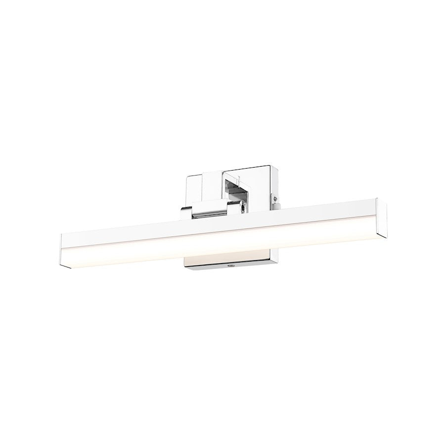 1 Light 18" Bathroom Vanity Light, Chrome