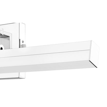 1 Light 18" Bathroom Vanity Light, Chrome