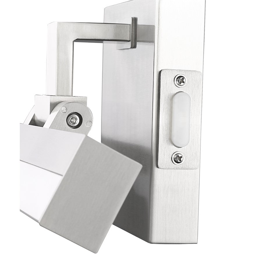 1 Light 25" Bathroom Vanity Light, Brushed Nickel