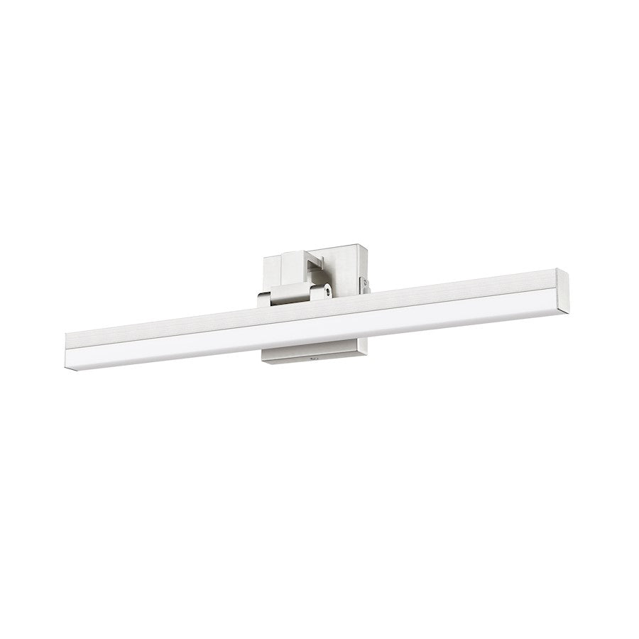 1 Light 25" Bathroom Vanity Light, Brushed Nickel