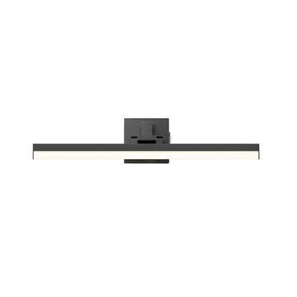 1 Light 25" Bathroom Vanity Light, Matte Black