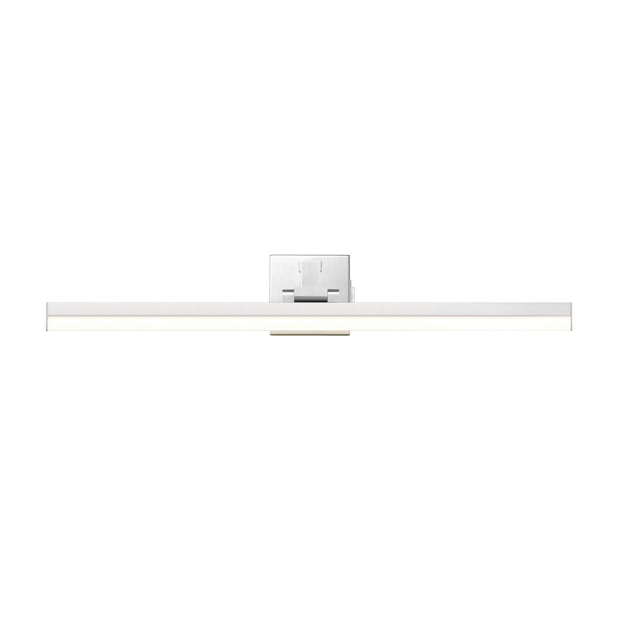 1 Light 32" Bathroom Vanity Light, Brushed Nickel