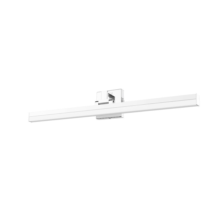 1 Light 32" Bathroom Vanity Light, Chrome