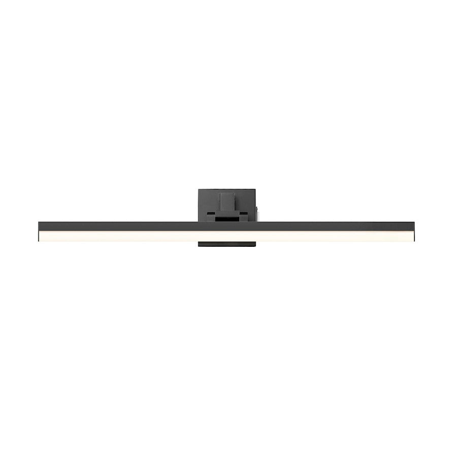 1 Light 32" Bathroom Vanity Light, Matte Black
