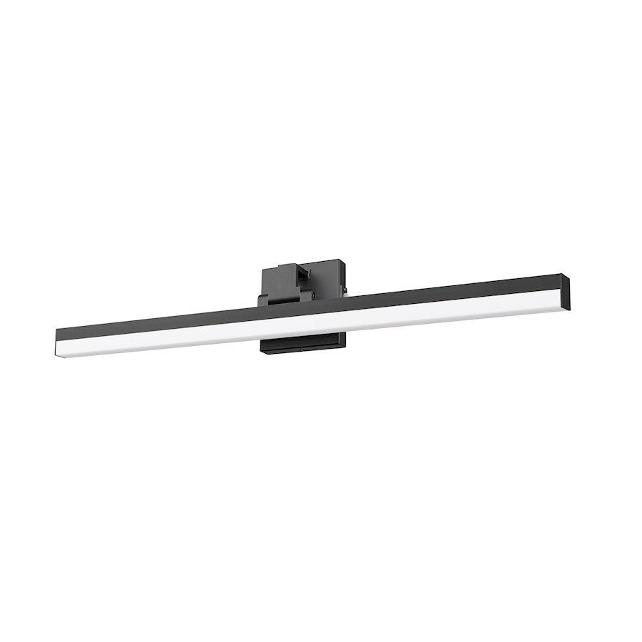 1 Light 32" Bathroom Vanity Light, Matte Black