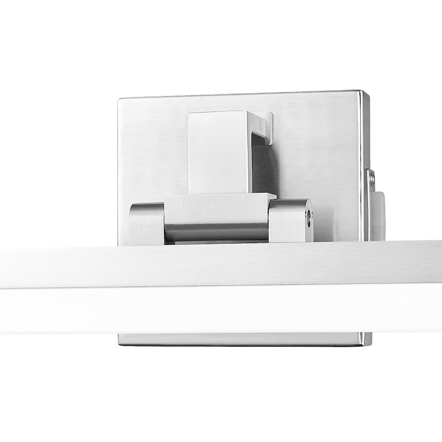1 Light 40" Bathroom Vanity Light, Brushed Nickel