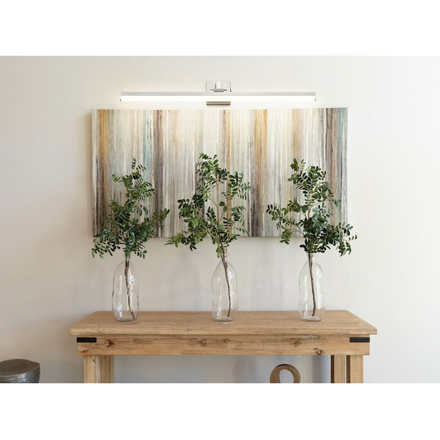 1 Light 40" Bathroom Vanity Light, Brushed Nickel