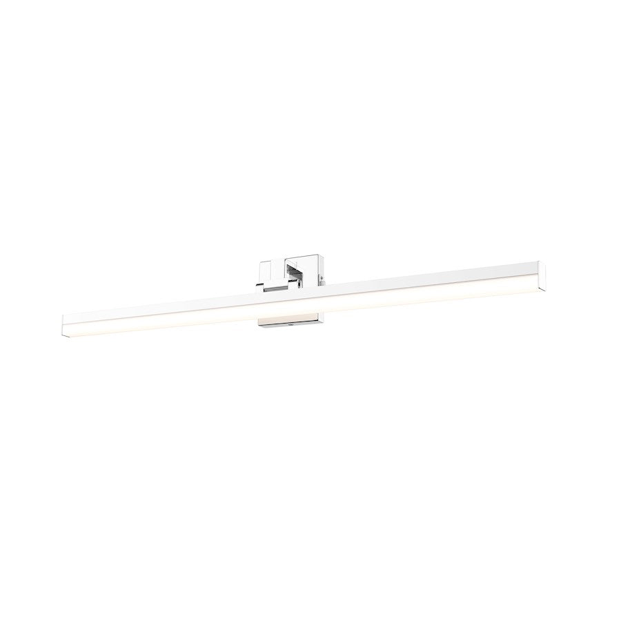 1 Light 40" Bathroom Vanity Light, Chrome