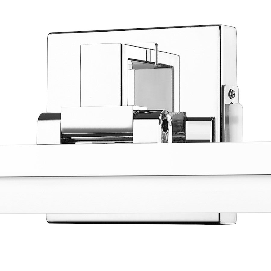 1 Light 40" Bathroom Vanity Light, Chrome