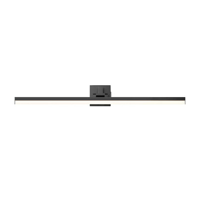 1 Light 40" Bathroom Vanity Light, Matte Black