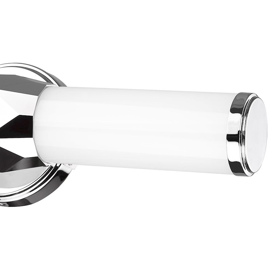 1 Light 18" Bathroom Vanity Light, Chrome