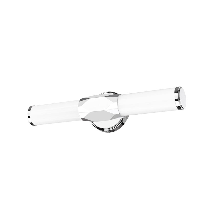 1 Light 18" Bathroom Vanity Light, Chrome