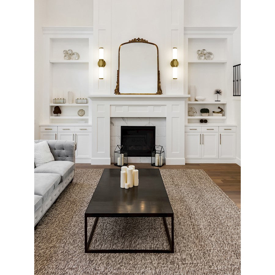 1 Light 18" Bathroom Vanity Light, Modern Gold