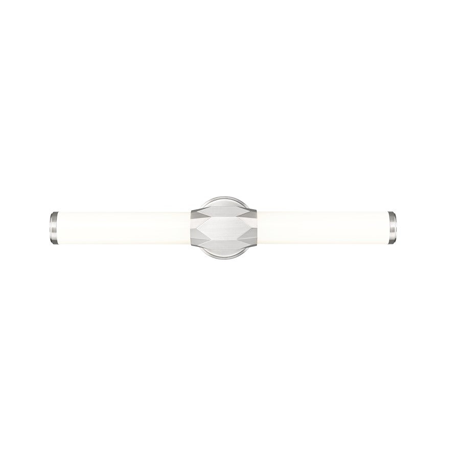 1 Light 25" Bathroom Vanity Light, Brushed Nickel