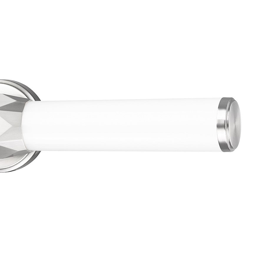 1 Light 25" Bathroom Vanity Light, Brushed Nickel