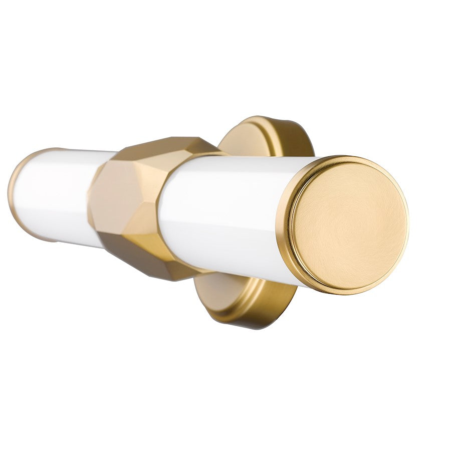 1 Light 25" Bathroom Vanity Light, Modern Gold