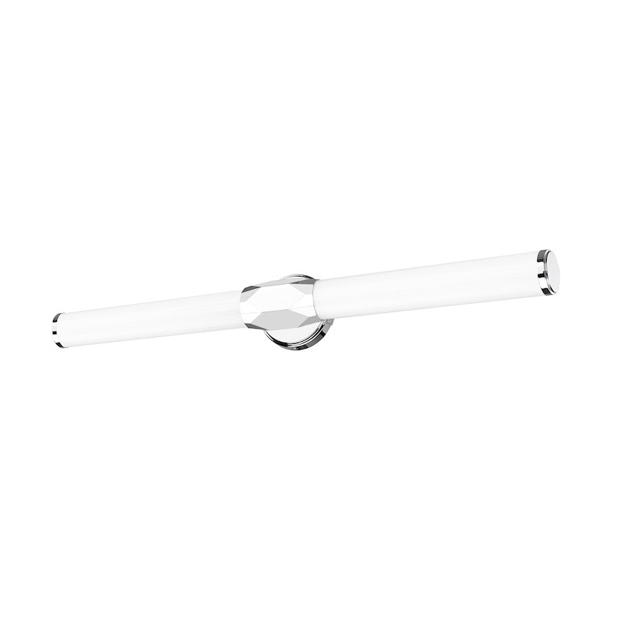 1 Light 32" Bathroom Vanity Light, Chrome