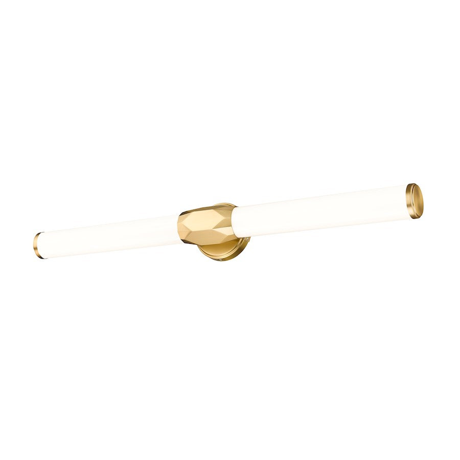 1 Light 32" Bathroom Vanity Light, Modern Gold
