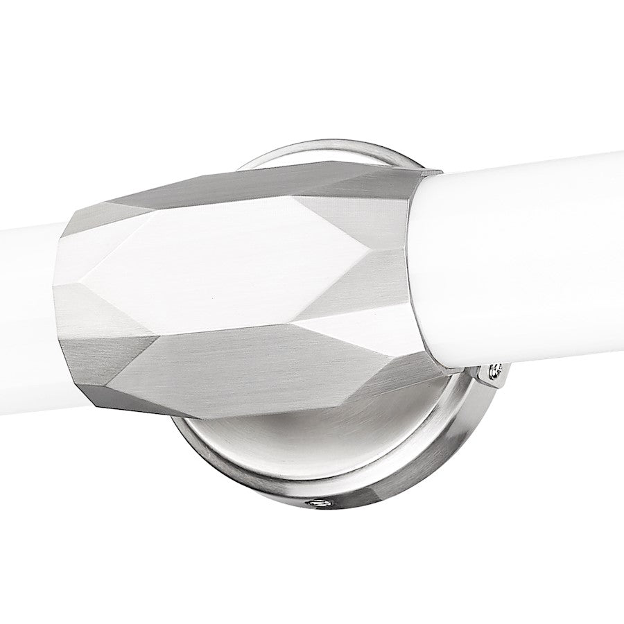 1 Light 40" Bathroom Vanity Light, Brushed Nickel