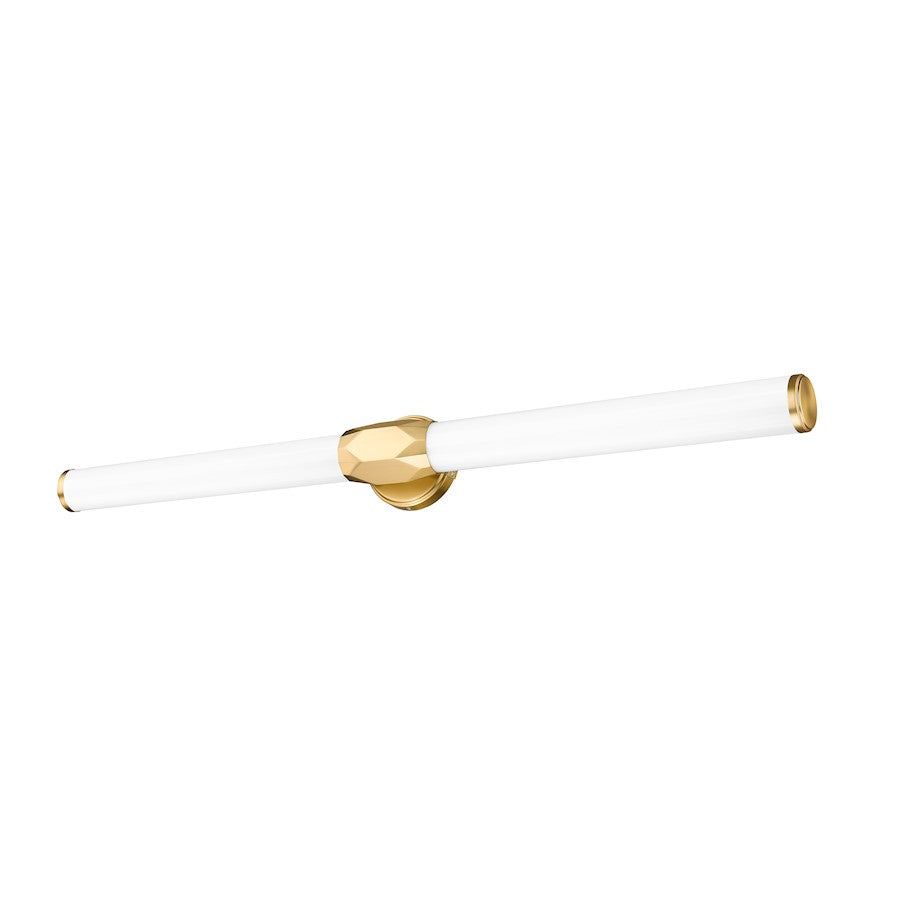 1 Light 40" Bathroom Vanity Light, Modern Gold