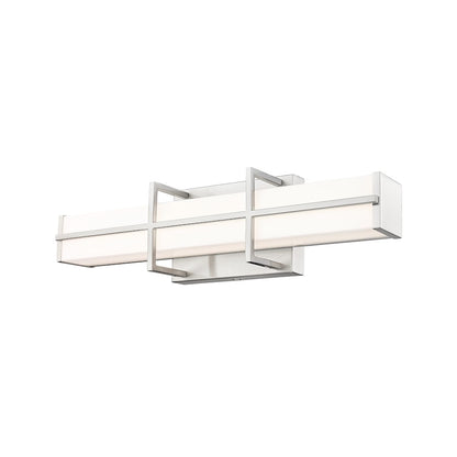 1 Light 18" Bathroom Vanity Light, Brushed Nickel