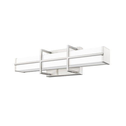 1 Light 18" Bathroom Vanity Light, Brushed Nickel