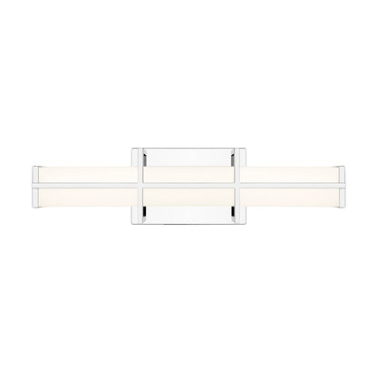 1 Light 18" Bathroom Vanity Light, Chrome