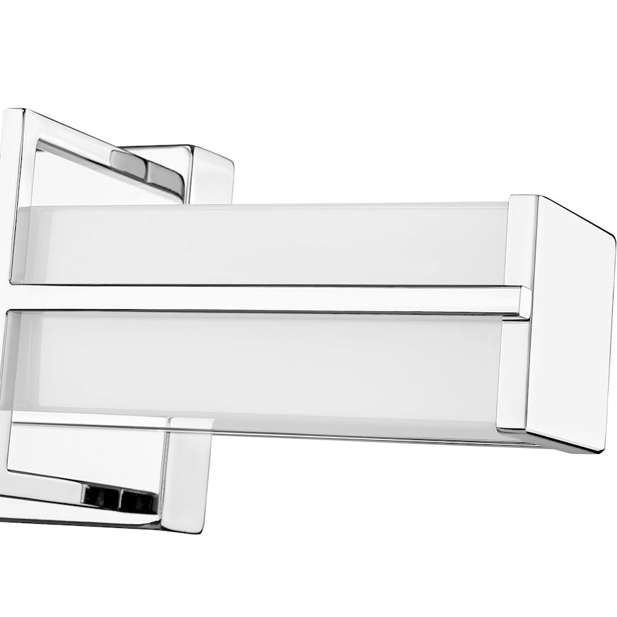 1 Light 18" Bathroom Vanity Light, Chrome