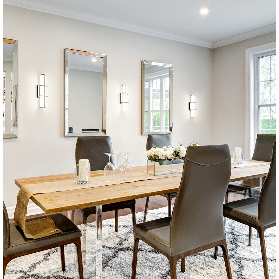 1 Light 18" Bathroom Vanity Light, Chrome